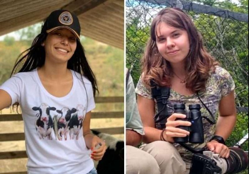 As brasileiras Ana Luísa e Lorena (Foto: Reprodução/Sonoticiaboa)