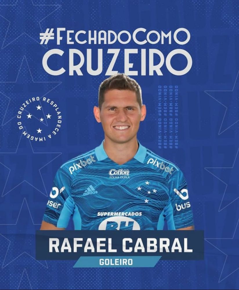 Rafael Cabral, novo reforço do Cruzeiro - Foto: Divulgação